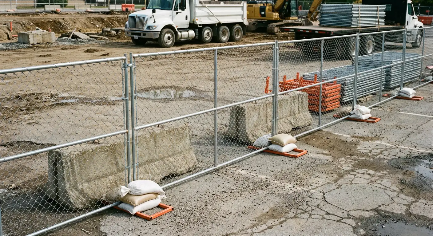 Modular Chain Link Panels in Yorba Linda, CA