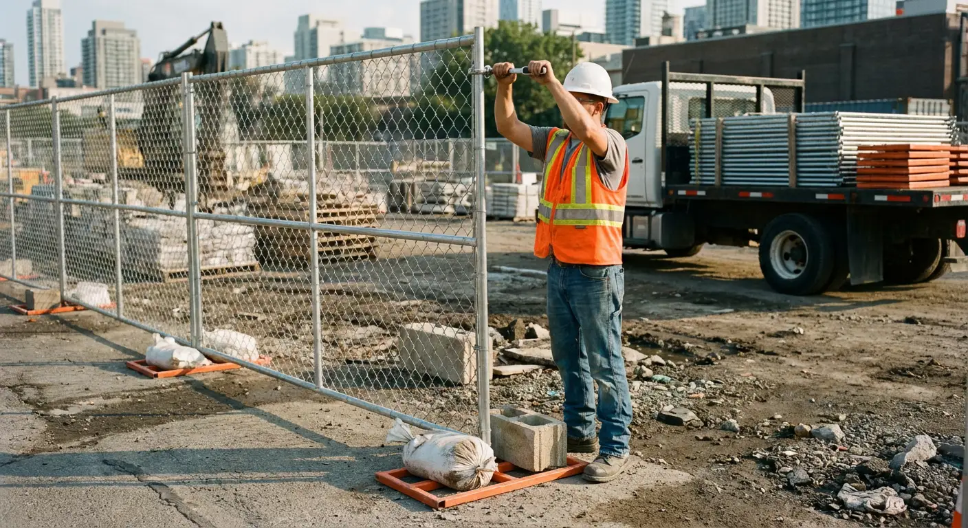 Temporary Fence Rental in Yorba Linda