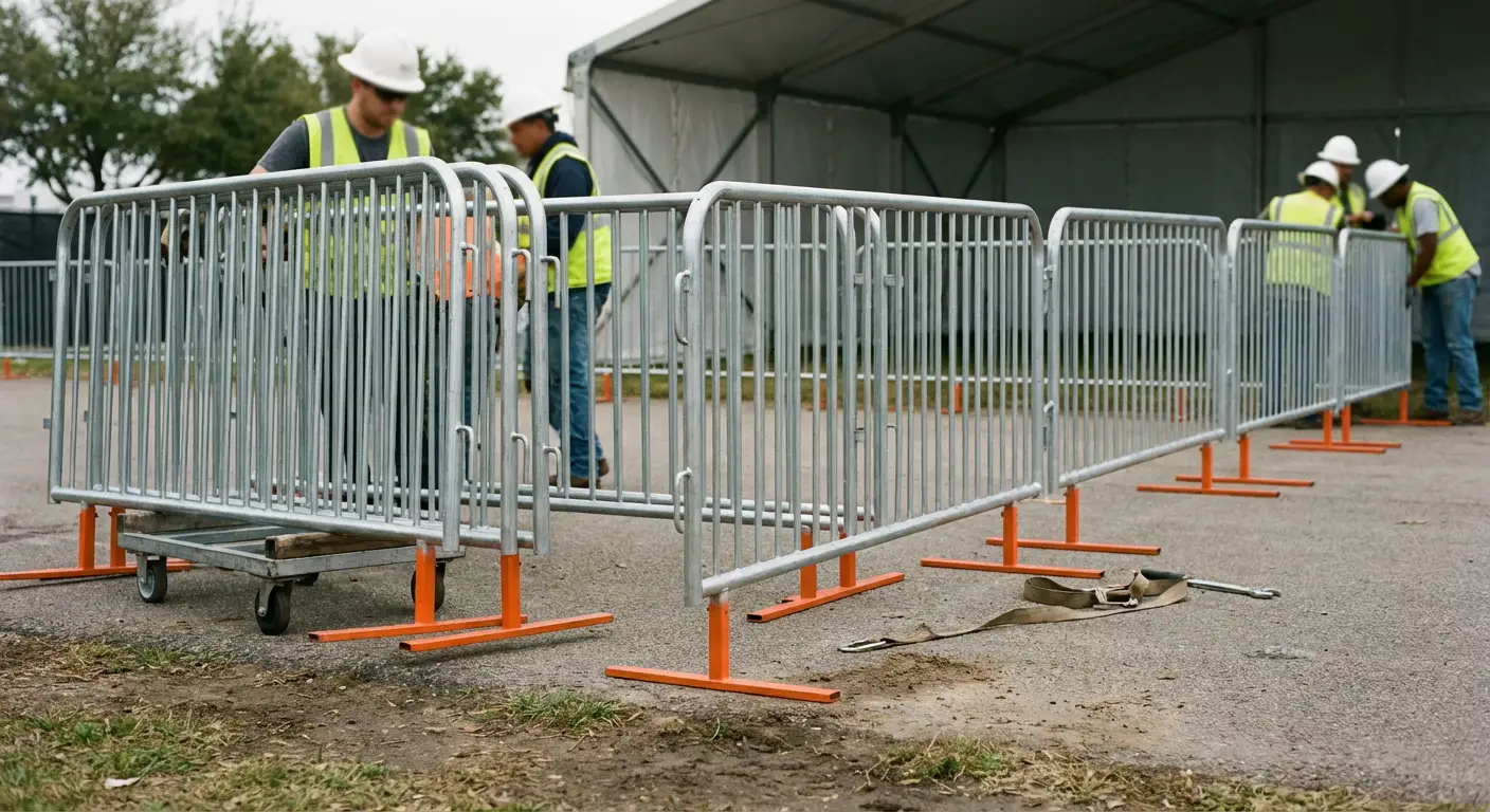 Pedestrian Barricades in Yorba Linda, CA