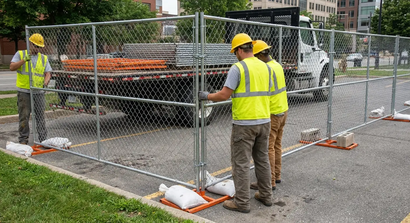 Temporary fencing solutions meeting Yorba Linda requirements