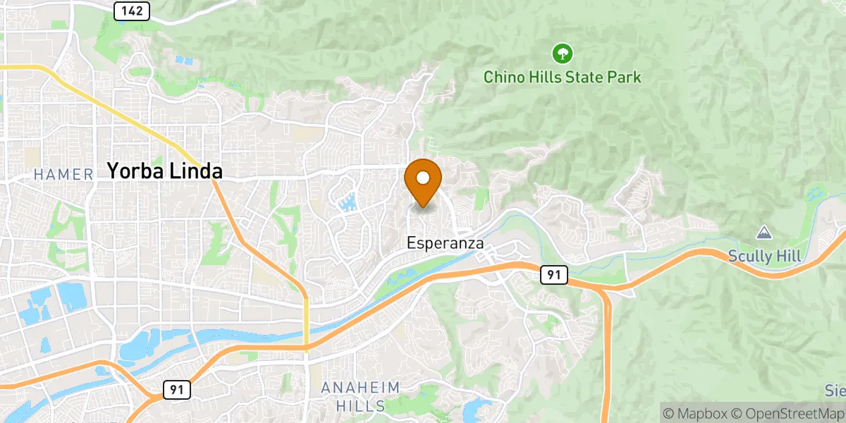  neighborhood map in Yorba Linda, CA