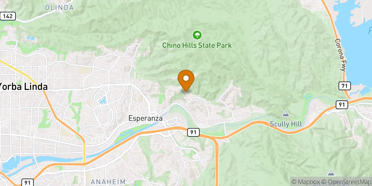  neighborhood map in Yorba Linda, CA