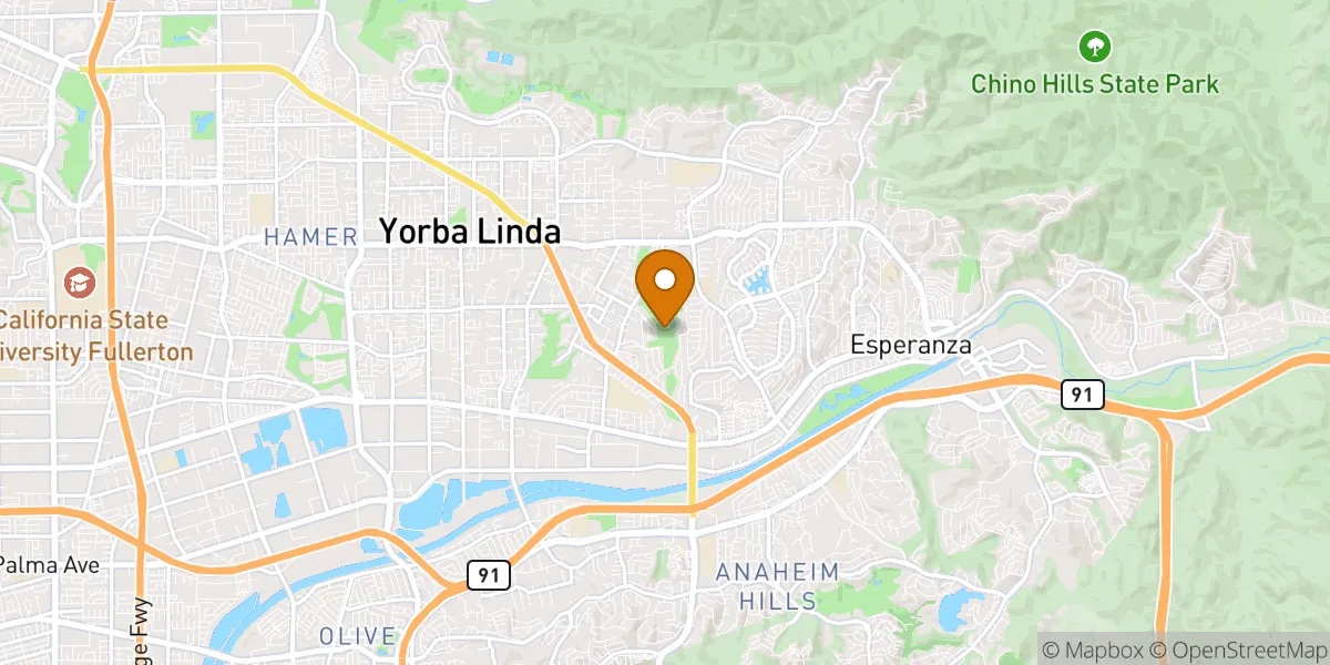  neighborhood map in Yorba Linda, CA