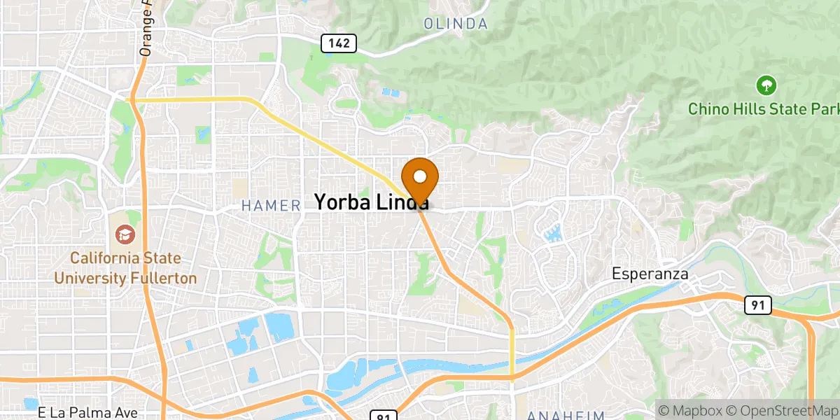  neighborhood map in Yorba Linda, CA