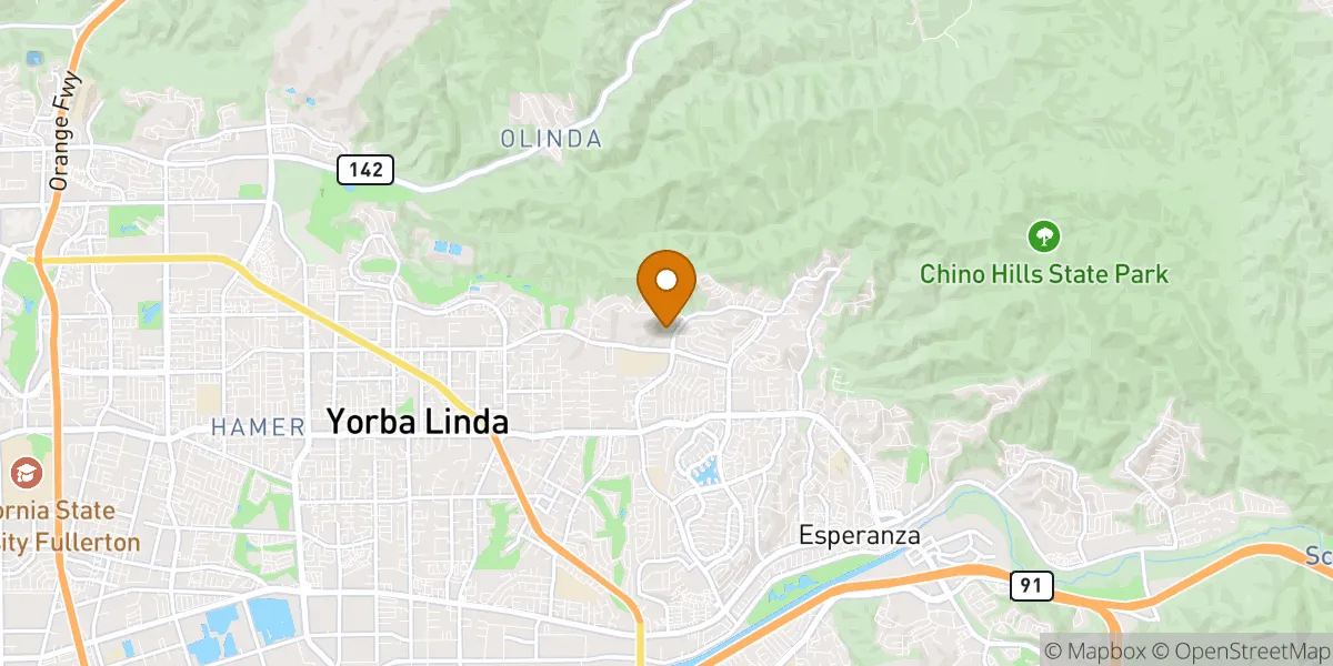  neighborhood map in Yorba Linda, CA