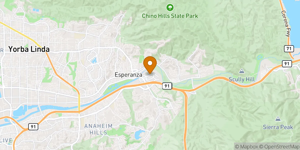  neighborhood map in Yorba Linda, CA