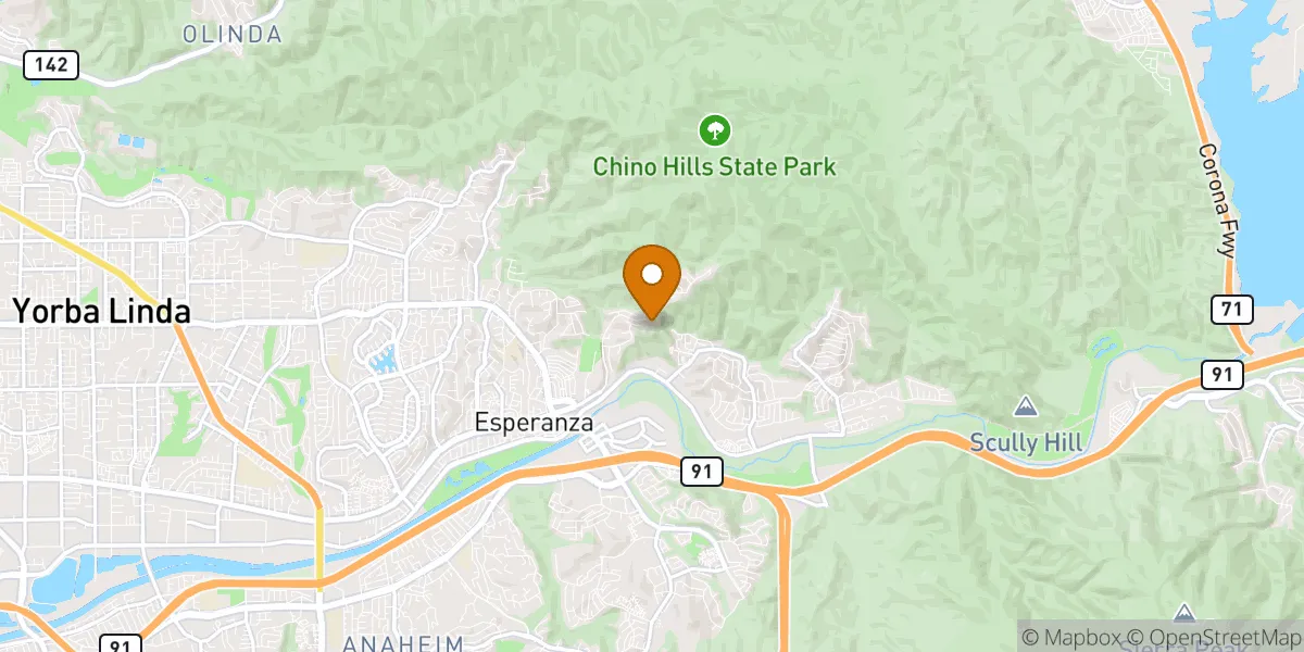 neighborhood map in Yorba Linda, CA
