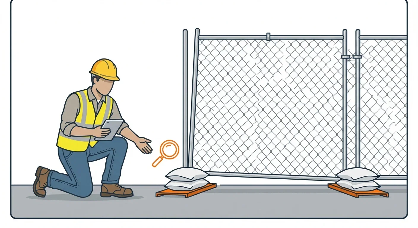Diagram showing causes of temporary fence instability in Yorba Linda, CA